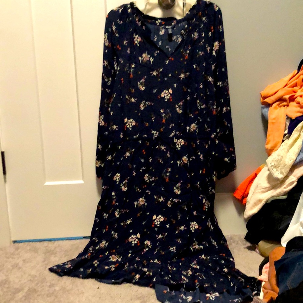 Hatley asymmetrical floral dress